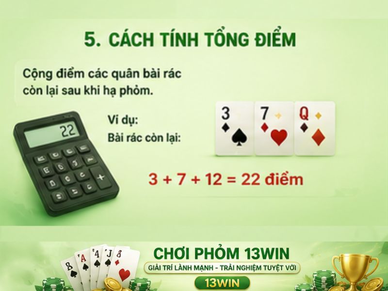 Cách tính tổng điểm