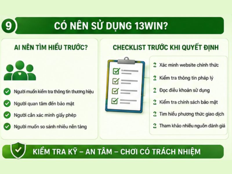 Có Nên Sử Dụng 13WIN Không