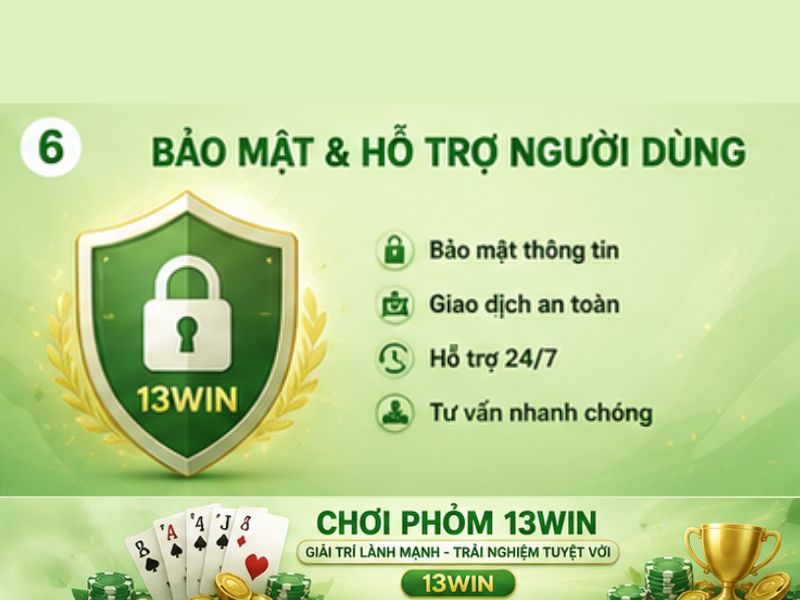 Hệ thống bảo mật và hỗ trợ người dùng