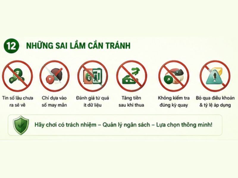 Những Sai Lầm Khi Chơi Keno
