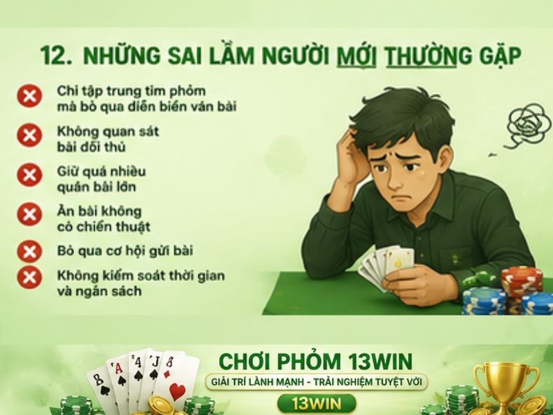Những Sai Lầm Người Mới Thường Gặp